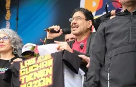 El candidato presidencial del partido Pacto Histórico, Iván Cepeda.