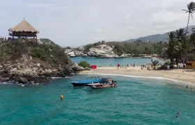 Imagen del Parque Tayrona.