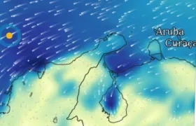 Condición  meteomarina esta noche en el Caribe