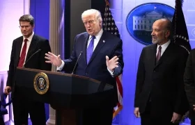 El Presidente Donald Trump.