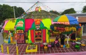 Casa ganadora en el barrio San Isidro.
