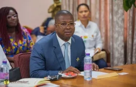 El exembajador de Colombia en Ghana, Daniel Garcés Carabalí.