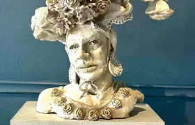 Una de las obras que serán exhibidas en la colectiva de Café Arte Musa.