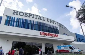 Uno de los turistas fue llevado al Hospital Universidad del Norte. 