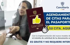 Ilustración para agendamiento de Pasaportes