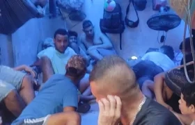 Imagen de hacinamiento.