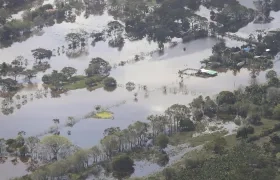 Inundaciones en el departamento de Córdoba. 