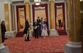 La embajadora Laura Sarabia.