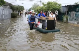 Inundación en Montería.