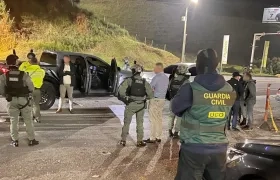 Momento de la captura.