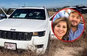 Así terminó la camioneta tras el ataque armado en el que viajaba la Alcaldesa Nora Alicia Biebrich junto a su hijo. 