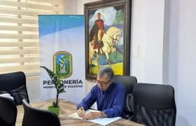 Benjamín Latorre, Personero de Soledad. 