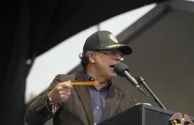 El Presidente Gustavo Petro.