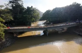 Puente de Mendihuaca, colapsado