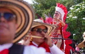 Michelle Char, reina del Carnaval de Barranquilla.