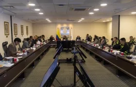Reunión en la Fiscalía.