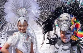 Los Reyes Infantiles Sharon Acosta y Joshua Ortiz.