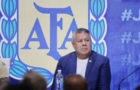 Presidente de la Asociación de Fútbol Argentino (AFA), Claudio Tapia.