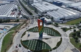 Planta de Tecnoglass en Barranquilla.