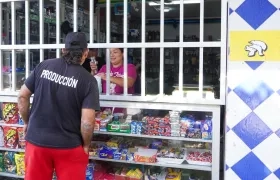 Tienda de barrio en el norte de Barranquilla.