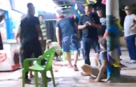 Los turistas fueron auxiliados por las personas del sector. 