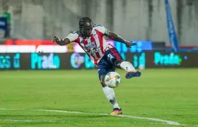 Yimmi Chará, capitán de campo del Junior. 