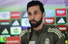 Álvaro Arbeloa, entrenador del Real Madrid. 