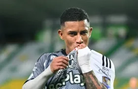Cristian Barrios marcó sus dos primeros goles con la camiseta del Junior. 