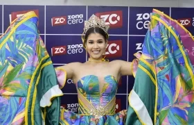 Shaddia Navarro Salas, Reina del Carnaval de Santo Tomás.