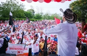 Camilo Torres Villalba en su visita a Córdoba. 