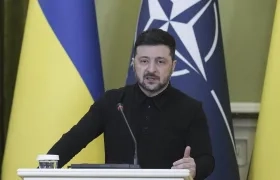 Volodímir Zelenski, Presidente de Ucrania.