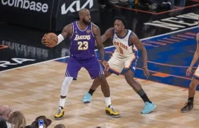 LeBron James, figura de los Lakers de Los Ángeles. 