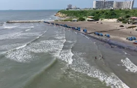 Se prohibió el ingreso de bañistas a las playas. 