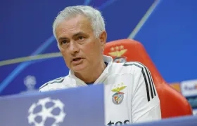 El portugués José Mourinho, entrenador del Benfica.