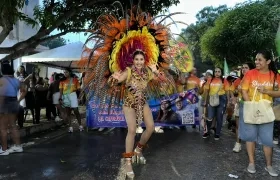 Shaddia Navarro Salas, Reina del Carnaval de Santo Tomás.