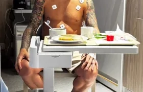 Omar Pérez permaneció cinco días recluido en una clínica de Bogotá.