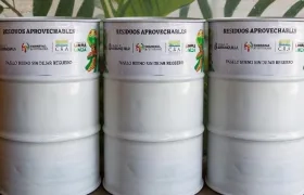 Puntos de recolección de residuos que ubicarán en la Vía 40.