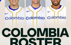 Gio Urshela, José Quintana y Julio Teherán, integrantes de la Seleccion Colombia en el Clásico Mundial de Béisbol. 