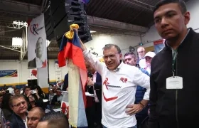 El precandidato presidencial Roy Barreras. 