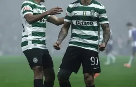 Luis Suárez, delantero colombiano del Sporting de Lisboa.