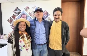 Aída Quilcué, Gustavo Bolívar e Iván Cepeda