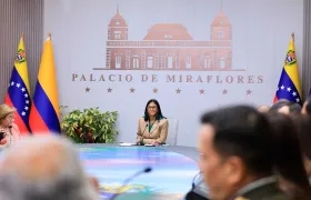 La presidenta de Venezuela, Delcy Rodríguez.