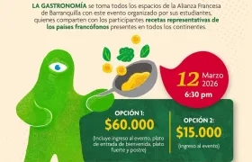 Se llevará a cabo un festival gastronómico el 12 de marzo.