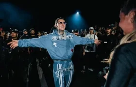 Blessd se presentó en Barranquilla el 21 de marzo. 