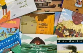 La memoria afro cobra vida en el taller de lectura para infancias. 