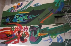 Mural de Alejandro Obregón.