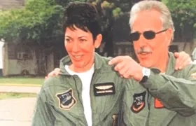 Ghislaine Maxwell y el expresidente Andrés Pastrana.