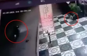 Momento del ataque con explosivo. 