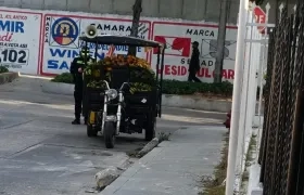 Lugar del asesinato.