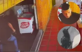 Momentos del atraco.